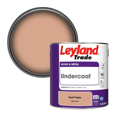 Leyland Trade Wood & Metal Undercoat Paint Hush Puppy (Ppg1199-4) 2.5L from B&Q