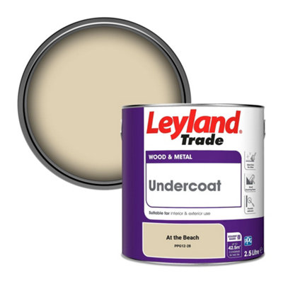 Leyland Trade Wood & Metal Undercoat Paint At The Beach (Ppg12-28) 2.5L from B&Q