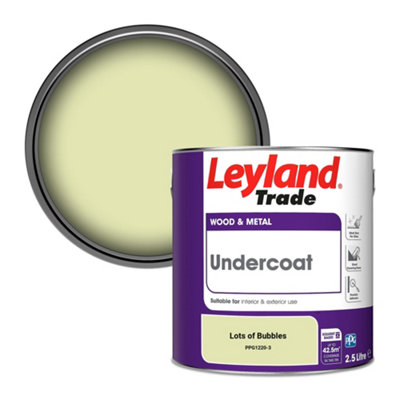 Leyland Trade Wood & Metal Undercoat Paint Lots Of Bubbles (Ppg1220-3) 2.5L from B&Q