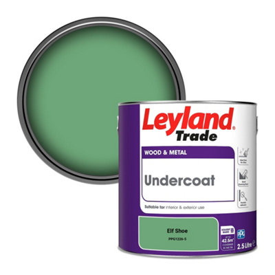 Leyland Trade Wood & Metal Undercoat Paint Elf Shoe (Ppg1226-5) 2.5L from B&Q