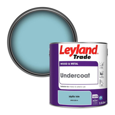 Leyland Trade Wood & Metal Undercoat Paint Idyllic Isle (Ppg1235-4) 2.5L from B&Q