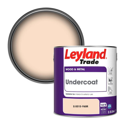 Leyland Trade Wood & Metal Undercoat Paint (S 0515-Y60R) 2.5L from B&Q