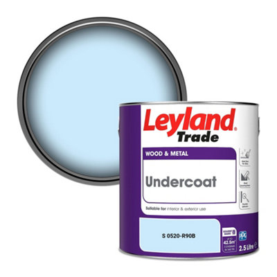 Leyland Trade Wood & Metal Undercoat Paint (S 0520-R90B) 2.5L from B&Q