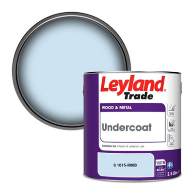 Leyland Trade Wood & Metal Undercoat Paint (S 1015-R80B) 2.5L from B&Q