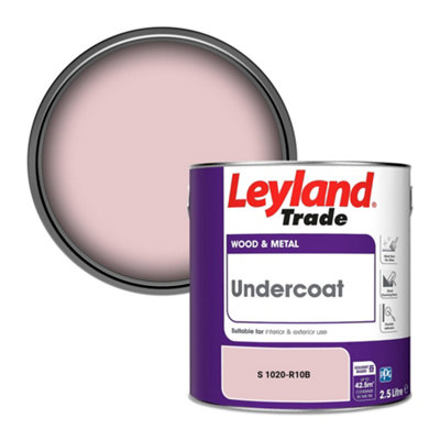 Leyland Trade Wood & Metal Undercoat Paint (S 1020-R10B) 2.5L from B&Q