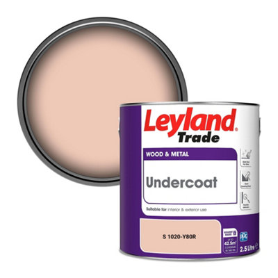 Leyland Trade Wood & Metal Undercoat Paint (S 1020-Y80R) 2.5L from B&Q