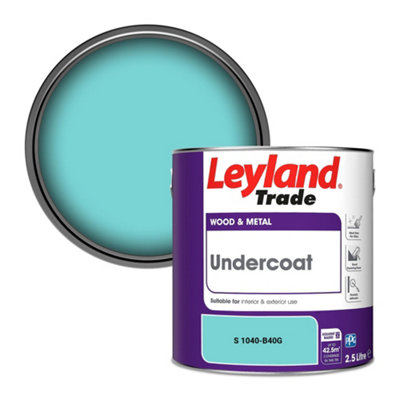 Leyland Trade Wood & Metal Undercoat Paint (S 1040-B40G) 2.5L from B&Q