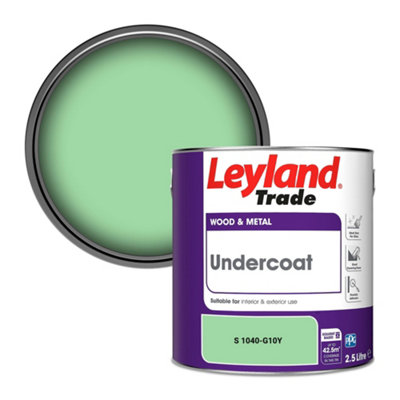 Leyland Trade Wood & Metal Undercoat Paint (S 1040-G10Y) 2.5L from B&Q