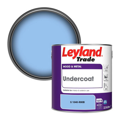 Leyland Trade Wood & Metal Undercoat Paint (S 1040-R80B) 2.5L from B&Q