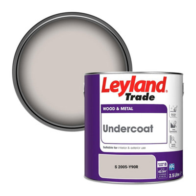 Leyland Trade Wood & Metal Undercoat Paint (S 2005-Y90R) 2.5L from B&Q