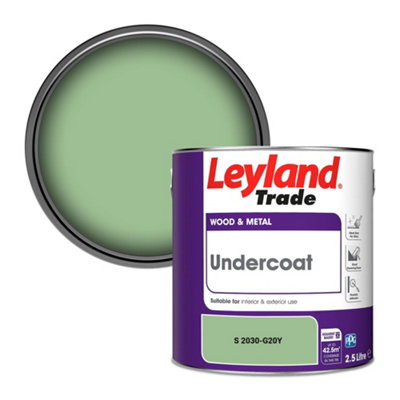 Leyland Trade Wood & Metal Undercoat Paint (S 2030-G20Y) 2.5L from B&Q