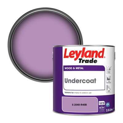 Leyland Trade Wood & Metal Undercoat Paint (S 2040-R40B) 2.5L from B&Q
