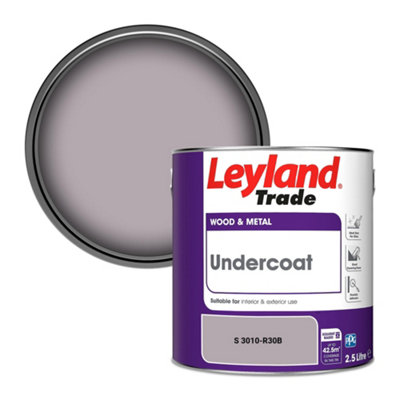 Leyland Trade Wood & Metal Undercoat Paint (S 3010-R30B) 2.5L from B&Q
