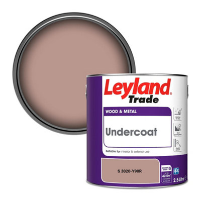 Leyland Trade Wood & Metal Undercoat Paint (S 3020-Y90R) 2.5L from B&Q