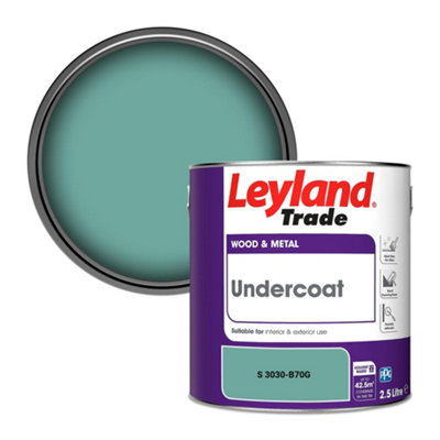 Leyland Trade Wood & Metal Undercoat Paint (S 3030-B70G) 2.5L from B&Q