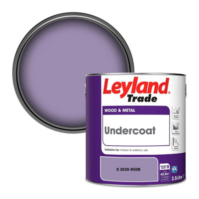 Leyland Trade Wood & Metal Undercoat Paint (S 3030-R50B) 2.5L from B&Q
