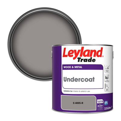 Leyland Trade Wood & Metal Undercoat Paint (S 4005-R) 2.5L from B&Q
