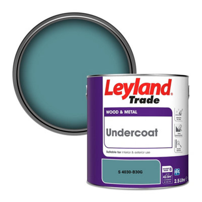 Leyland Trade Wood & Metal Undercoat Paint (S 4030-B30G) 2.5L from B&Q