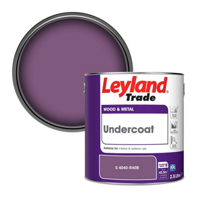 Leyland Trade Wood & Metal Undercoat Paint (S 4040-R40B) 2.5L from B&Q