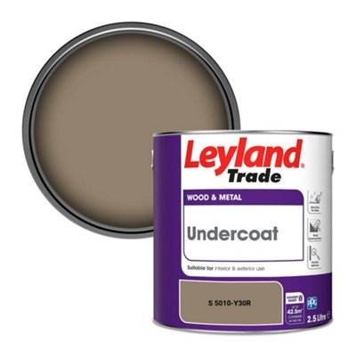 Leyland Trade Wood & Metal Undercoat Paint (S 5010-Y30R) 2.5L from B&Q