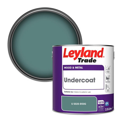 Leyland Trade Wood & Metal Undercoat Paint (S 5020-B50G) 2.5L from B&Q