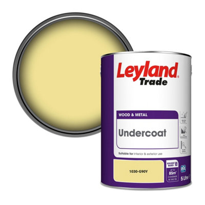 Leyland Trade Wood & Metal Undercoat Paint (1030-G90Y) 5L from B&Q