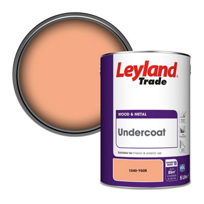 Leyland Trade Wood & Metal Undercoat Paint (1040-Y60R) 5L from B&Q
