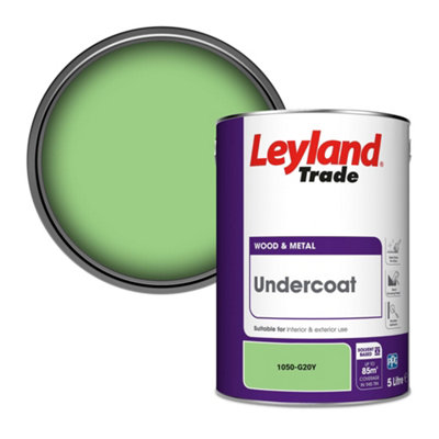 Leyland Trade Wood & Metal Undercoat Paint (1050-G20Y) 5L from B&Q