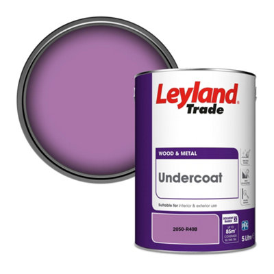 Leyland Trade Wood & Metal Undercoat Paint (2050-R40B) 5L from B&Q