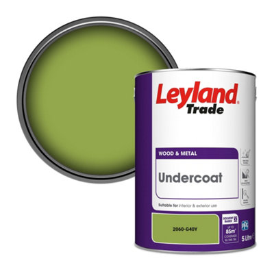 Leyland Trade Wood & Metal Undercoat Paint (2060-G40Y) 5L from B&Q