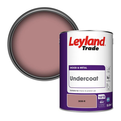 Leyland Trade Wood & Metal Undercoat Paint (3030-R) 5L from B&Q