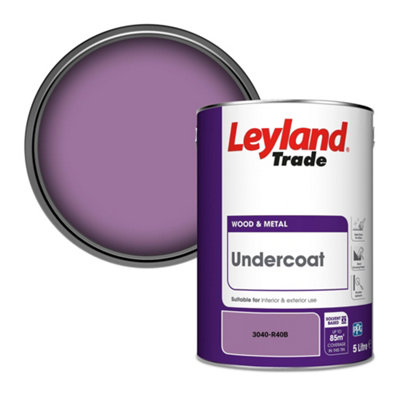 Leyland Trade Wood & Metal Undercoat Paint (3040-R40B) 5L from B&Q