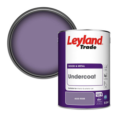 Leyland Trade Wood & Metal Undercoat Paint (4030-R50B) 5L from B&Q