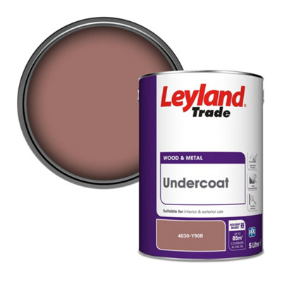 Leyland Trade Wood & Metal Undercoat Paint (4030-Y90R) 5L from B&Q