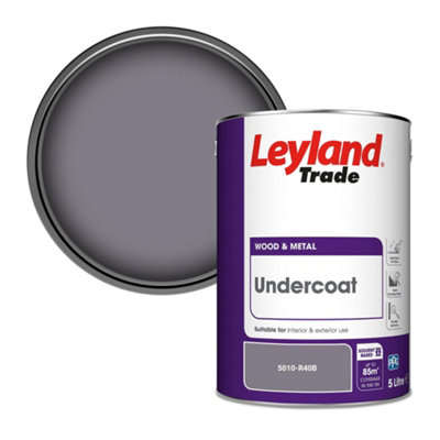 Leyland Trade Wood & Metal Undercoat Paint (5010-R40B) 5L from B&Q