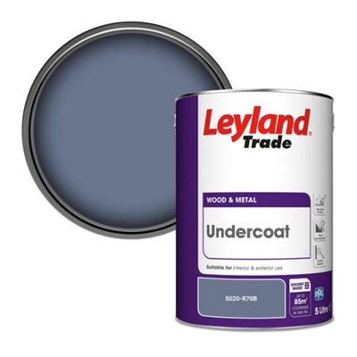 Leyland Trade Wood & Metal Undercoat Paint (5020-R70B) 5L from B&Q