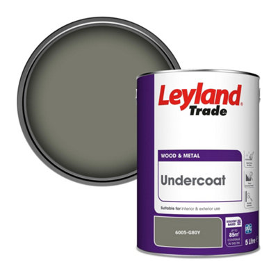 Leyland Trade Wood & Metal Undercoat Paint (6005-G80Y) 5L from B&Q