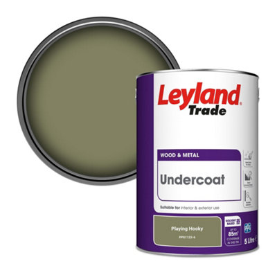 B&Q -  Wood & Metal Undercoat Paint Playing Hooky (Ppg1123-6) 5L