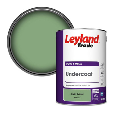 Leyland Trade Wood & Metal Undercoat Paint Chatty Cricket (Ppg1131-5) 5L from B&Q