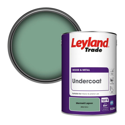 Leyland Trade Wood & Metal Undercoat Paint Mermaid Lagoon (Ppg1139-4) 5L from B&Q