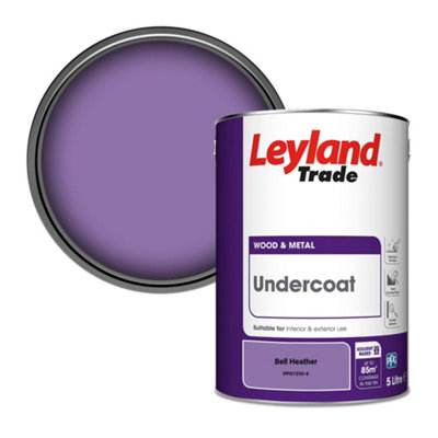 Leyland Trade Wood & Metal Undercoat Paint Bell Heather (Ppg1250-6) 5L from B&Q