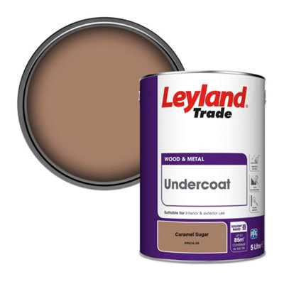 Leyland Trade Wood & Metal Undercoat Paint Caramel Sugar (Ppg16-05) 5L from B&Q