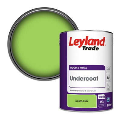 Leyland Trade Wood & Metal Undercoat Paint (S 0570-G30Y) 5L from B&Q