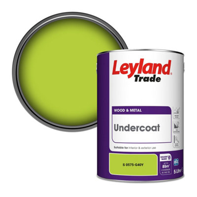 Leyland Trade Wood & Metal Undercoat Paint (S 0575-G40Y) 5L from B&Q