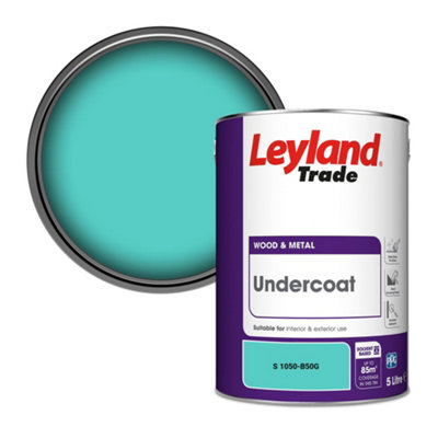Leyland Trade Wood & Metal Undercoat Paint (S 1050-B50G) 5L from B&Q