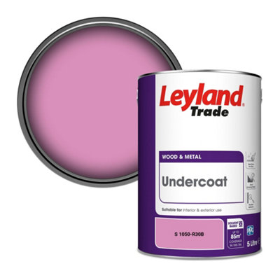 Leyland Trade Wood & Metal Undercoat Paint (S 1050-R30B) 5L from B&Q