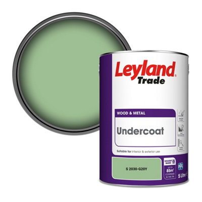 Leyland Trade Wood & Metal Undercoat Paint (S 2030-G20Y) 5L from B&Q