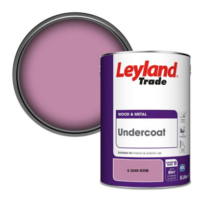 Leyland Trade Wood & Metal Undercoat Paint (S 2040-R30B) 5L from B&Q