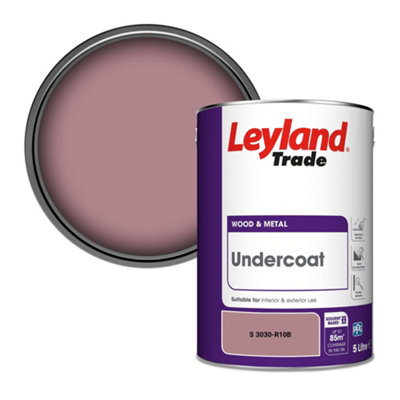 Leyland Trade Wood & Metal Undercoat Paint (S 3030-R10B) 5L from B&Q