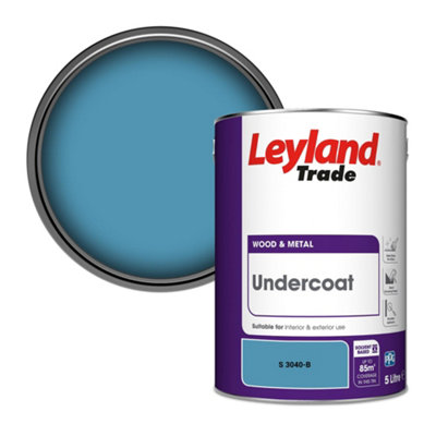 Leyland Trade Wood & Metal Undercoat Paint (S 3040-B) 5L from B&Q